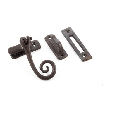 Beeswax Range Curly Tail Casement Fasteners 90x55mm - Durable & Stylish Design - Window Handle