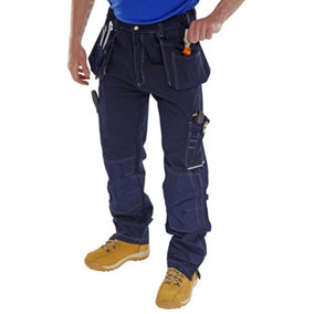 Beeswift Shawbury Multi-Purpose Trade Work Trousers Navy - 36L