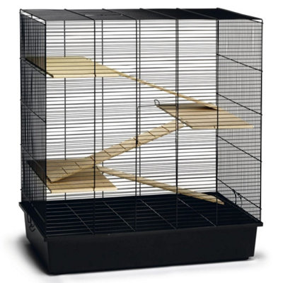 Metal rodent clearance cage