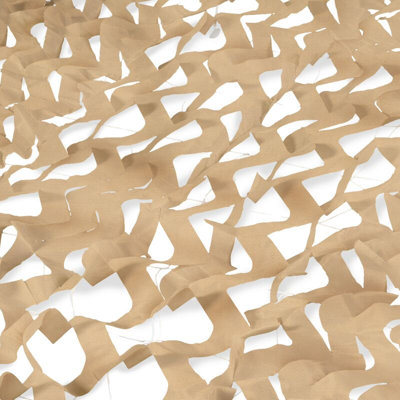 Beige 3x6m Rectangular Shade Sail Camouflage