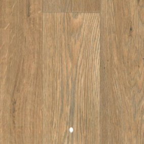 Beige Anti-Slip Wood Effect Vinyl Flooring For LivingRoom, Kitchen, 2.8mm Cushion Backed Vinyl Sheet-4m(13'1") X 4m(13'1")-16m²