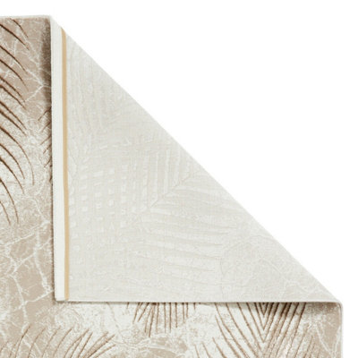 Beige/Bronze Rug, 8mm Thickness Nature Print Rug, Luxurious Rug for Bedroom, Living Room, & Dining Room-160cm X 230cm
