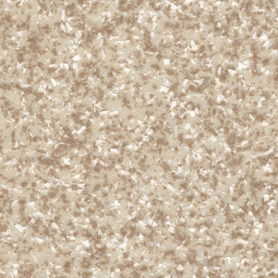 Beige Brown Mosaic Effect Flooring, Anti-Slip Contract Commercial Vinyl Flooring with 2.0mm Thickness-2m(6'6") X 2m(6'6")-4m²