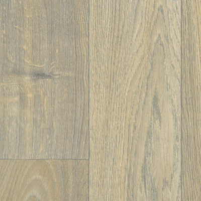 Beige Brown Wood Effect Anti-Slip Contract Commercial Heavy-Duty Vinyl Flooring with 2.0mm Thickness-10m(32'9") X 3m(9'9")-30m²