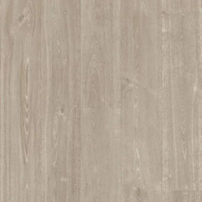 Beige Brown Wood Effect Anti-Slip Vinyl Flooring For Contract ...