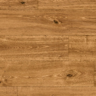 Beige Brown Wood Effect Non-Slip Contract Commercial Heavy-Duty Vinyl Flooring with 3.0mm Thickness-1m(3'3") X 4m(13'1")-4m²