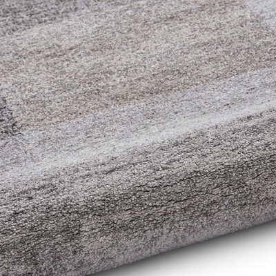 Beige Geometric Rug For Living Room Dinning Room Utility Room-120cm X 170cm (3ft. 11in. X 5ft. 6in.)