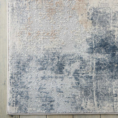 Beige Grey Luxurious Modern Easy to Clean Abstract Rug For Dining Room Bedroom And Living Room-160cm (Circle)