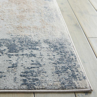 Beige Grey Luxurious Modern Easy to Clean Abstract Rug For Dining Room Bedroom And Living Room-160cm (Circle)