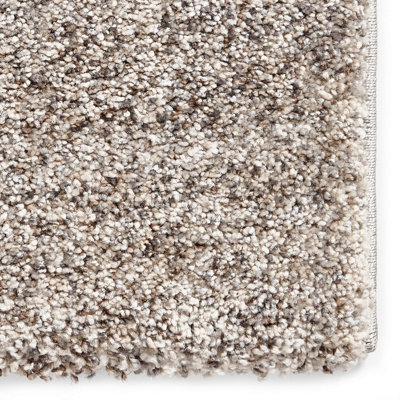 Beige/Grey Modern Tartan Easy to Clean Abstract Rug For Dining Room-120cm X 170cm