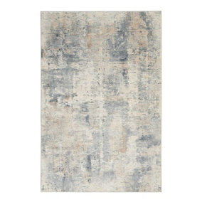 Beige/Grey Rug, 10mm Thick Abstract Rug, Stain-Resistant Modern Luxurious Rug for Bedroom, & Dining Room-120cm X 180cm