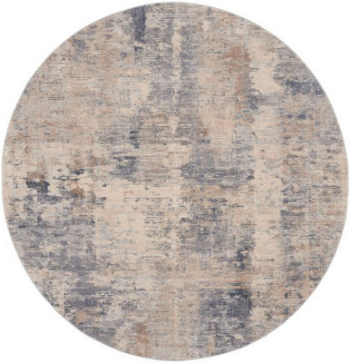Beige/Grey Rug, 10mm Thick Abstract Rug, Stain-Resistant Modern Luxurious Rug for Bedroom, & Dining Room-160cm X 221cm