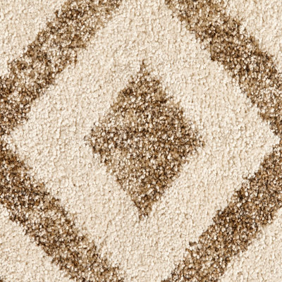 Beige Modern Geometric Easy To Clean Rug For Dining Room-160cm X 220cm