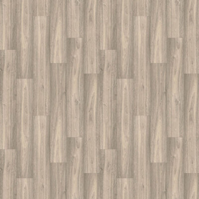 Beige Modern Wood Effect Anti-Slip Vinyl Flooring For Kitchen, Bathroom ...