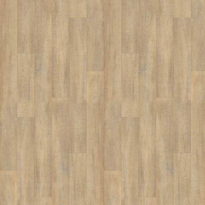 Beige Modern Wood Effect Anti-Slip Vinyl Flooring For Kitchen, Bathroom ...