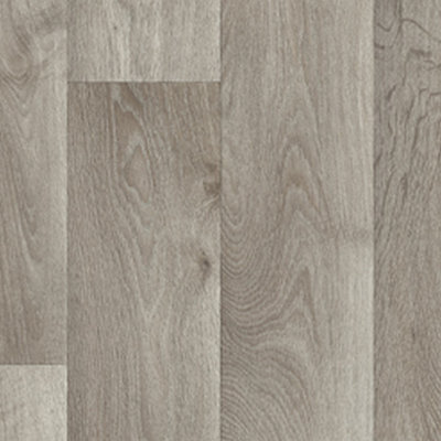Beige Modern Wood Effect AntiSlip Vinyl Flooring For Kitchen, Bathroom