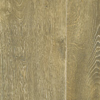 Beige Wood Effect Anti-Slip Vinyl Flooring For DiningRoom LivingRoom Conservatory And Hallway Use-7m X 4m (28m²)