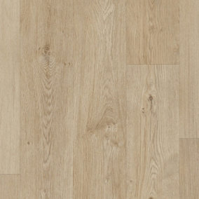 Beige Wood Effect Contract Commercial Vinyl Flooring for Usage in Restaurants Kitchens, Hospitals Garages-1m(3'3") X 3m(9'9")-3m²