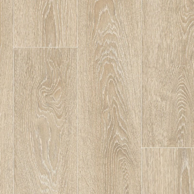 Beige Wood Effect Lino Vinyl Flooring For LivingRoom, Kitchen, 3.8mm Thick Vinyl Sheet-1m(3'3") X 2m(6'6")-2m²