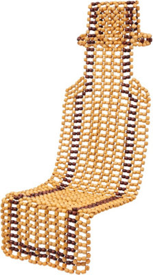 Wooden bead seat cushion sales