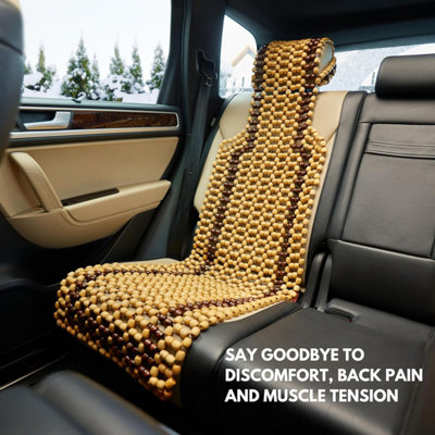 Natural Wood Bead Car Seat Cushion Summer Breathable Cool Cushion Summer Single Seat Ventilation I.932777799