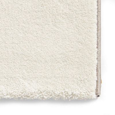 Beige/Yellow Geometric Modern Handmade Easy to Clean Rug for Living Room Bedroom and Dining Room-60 X 230cm (Runner)