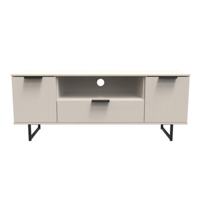 Beijing 2 Door 1 Drawer Wide TV Unit in Kashmir Ash (Ready Assembled)