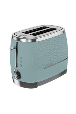 Beko Cosmopolis 2 Slice Toaster Duck Egg Chrome DIY at B Q