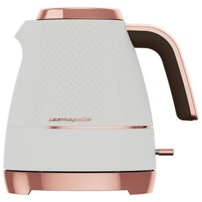 White and rose on sale gold kettle and toaster