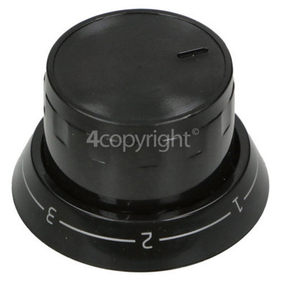 LEISURE Genuine Oven Cooker Hob Control Knob Switch Silver Black 250371045 x 6 e