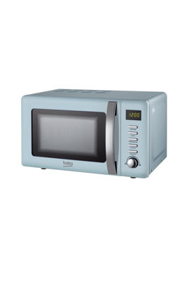 Beko MOC20200M Retro Blue Compact Microwave 20 Litres