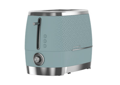 Beko TAM8202T Cosmopolis Retro Duck Egg Blue 2 Slice Toaster DIY at B Q