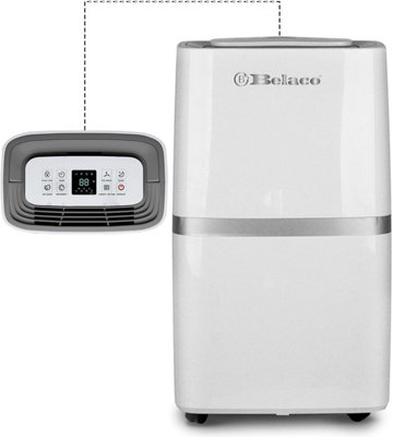 BELACO 20L DEHUMIDIFIER - humidifier sensor - 24hr timer 5.5l tank | £ ...