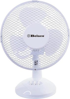Belaco 9" Desk Fan / table fan - white