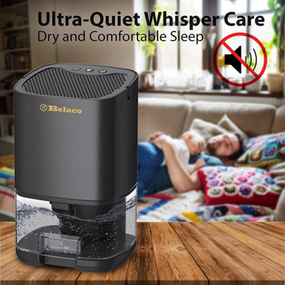 Belaco Dehumidifier 1000ml Portable Air Dehumidifier for Damp, Mould ...