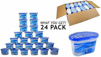 Belaco Disposable Dehumidifier Pack of 24x 500ml Prevent Mould & Mildew ...