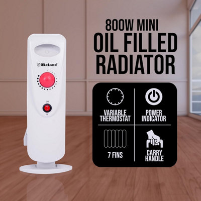 Belaco Mini Oil filled radiator heater - 7 Fins