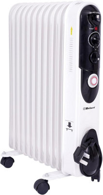 Belaco Oil filled radiator heater with 24hour timer