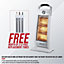 Belaco Silm halogen Heater 1200W comes with 3 spare tubes