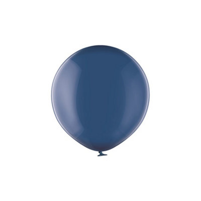 Belbal Latex Crystal Balloons (Pack of 100) Blue (One Size)