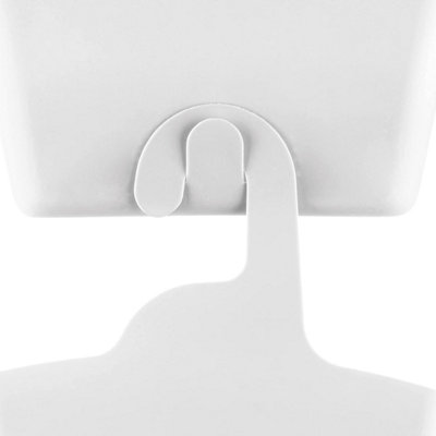 Beldray 2PC White Plastic Hanging Shower Basket Caddy Organisers