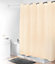 Beldray Cream Waffle Hookless Shower Over-Bath Curtain (L) 1800mm