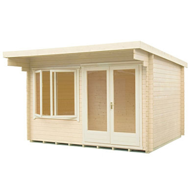 Belgravia 28 mm Log Cabin 12 x 8 Feet - 3
