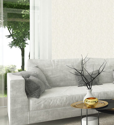 Belgravia Décor Amara Cream Textured Wallpaper DIY at B&Q