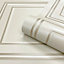 Belgravia Décor Amara Panel Cream Textured Wallpaper