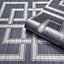 Belgravia Décor Amara Square Geometric Navy Textured Wallpaper