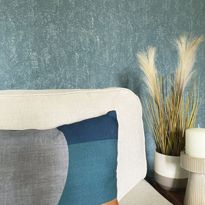 Belgravia Décor Casoria Teal Texture