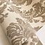 Belgravia Décor Ciara Damask Soft Beige Wallpaper
