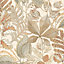 Belgravia Décor Eden Leaf Natural Smooth Wallpaper
