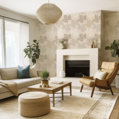 Belgravia Décor Fern Leaf Cream